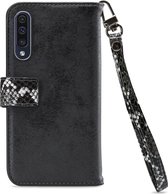 Mobilize Telefoonhoesje geschikt voor Samsung Galaxy A30s Hoesje | Mobilize Gelly Zipper Uitneembare 2in1 Clutch | Pasjeshouder voor 3 Pasjes | Telefoonhoesje voor Pinpas / OV Kaart / Rijbewijs - Zwart