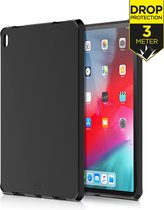 ITSkins SpectrumSolid - Tablethoes geschikt voor Apple iPad Pro 11 (2018) Hoes Flexibel TPU Backcover - Plain Black