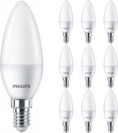 PHILIPS - LED Lamp E14 10 Pack - Corepro LEDcandle E14 Mat 2.8W 250lm - 840 Natuurlijk Wit 4000K | Vervangt 25W