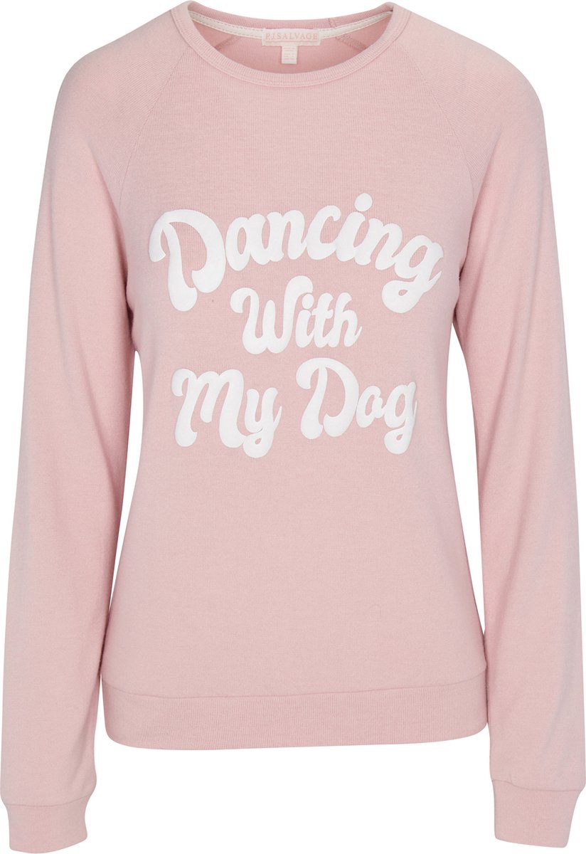 P.J. SALVAGE CO. Pyjamatop Let's Dance pink