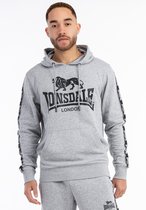 Lonsdale Heren sweatshirt met capuchon regular fit SCHOSBURGH