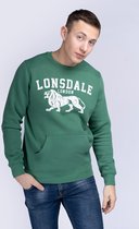 Lonsdale Heren sweatshirt ronde hals slim fit KERSBROOK