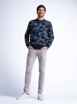 Petrol Industries - Heren Seaham Gekleurde Slim Fit Jeans Pearl City jeans - Bruin - Maat 28