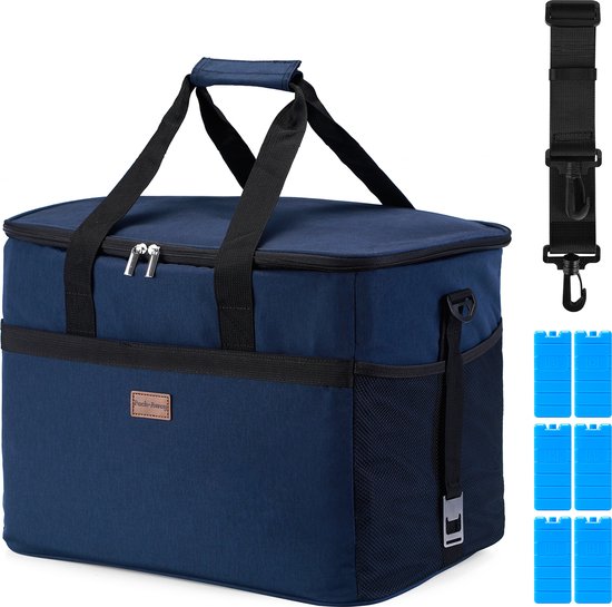 Sac isotherme Packaway à 4 couches - Sac à déjeuner 40 litres - Bleu foncé