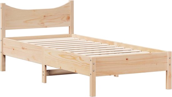 vidaXL-Bedframe-massief-grenenhout-wit-120x200-cm