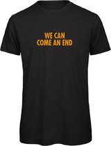 EK Kleding t-shirt zwart 3XL - We can come an end - soBAD. | Oranje shirt dames | Oranje shirt heren | Oranje | EK 2024 | Voetbal | Nederland