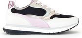 Gabor 46.375 Zwart Offwit Roze Sneaker