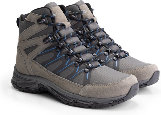 Travelin' Bogense - Chaussures de randonnée mi-hautes pour femme - Imperméables et respirantes - Grijs - Taille 43