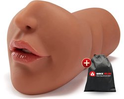 Quick Relief Kayla™ - Masturbator - Pocket Pussy - Sex Toys voor Mannen - Blowjob - Deepthroat - + Handig Opbergzakje