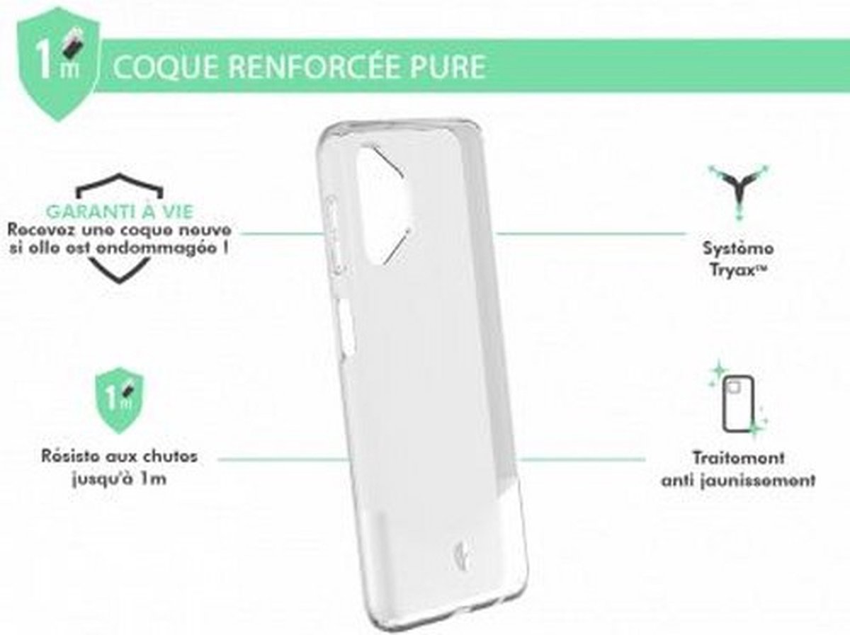 Force Case, Versterkte hoes Geschikt voor Samsung Galaxy A32 5G PURE, Transparant
