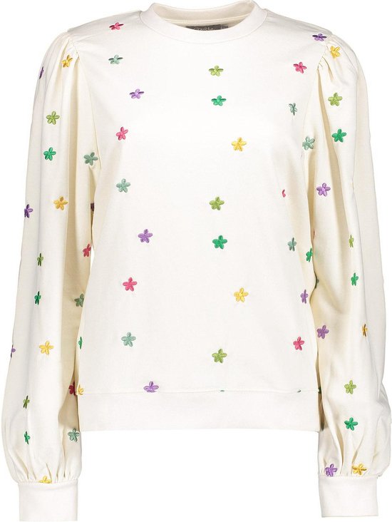 Geisha Trui Sweater Bloemen 42090 21 Light Sand/multicolor Dames Maat - S