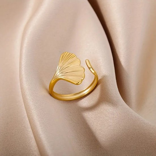 18K Gold Plated Sea Shell Style Ring