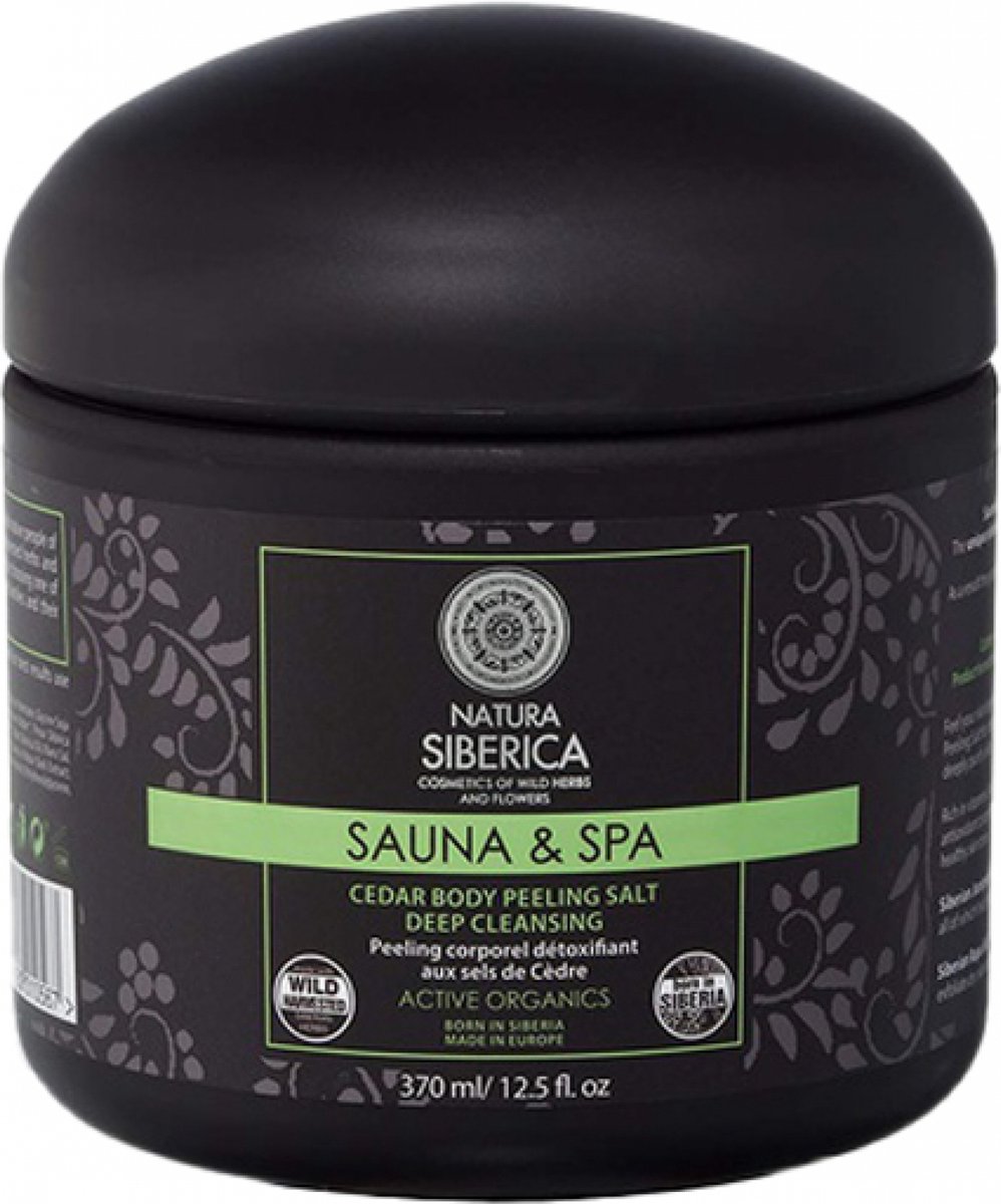 Natura Siberica Sauna & Spa Ontgiftende Lichaamspoeling met Cederzout 370 ml