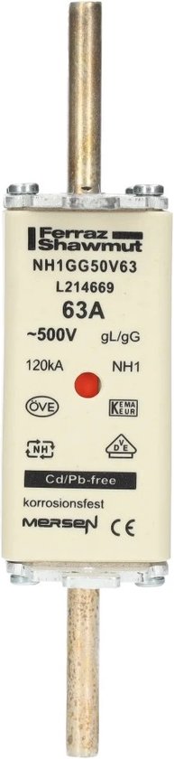mespatroon 63A NH1 per 3 stuks