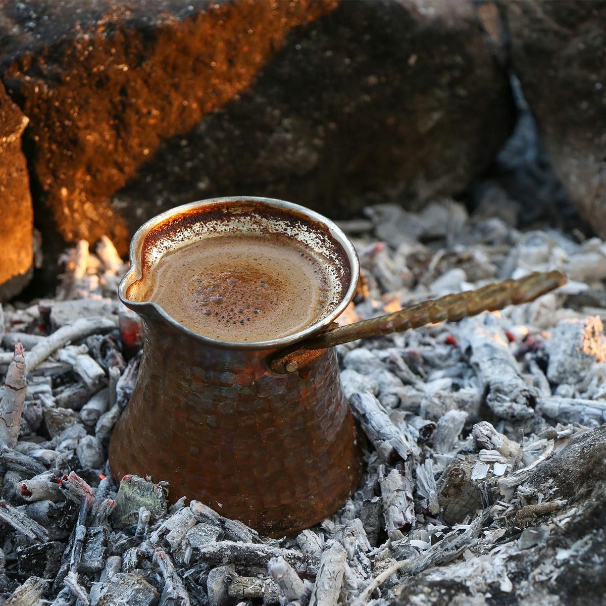 Cezve Cezve Turkse koffiepot koper, hoogwaardige handgemaakte koperen kan, mokkakan