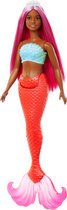 Barbie Zeemeerminpop - Met magenta haar - 32 cm - Barbiepop