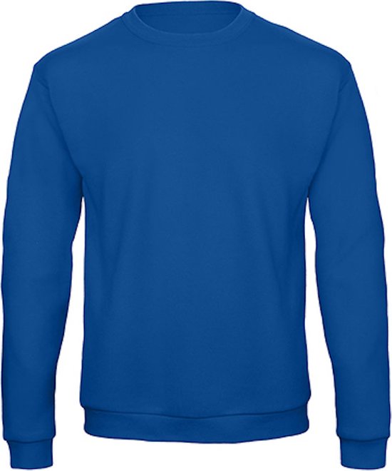 Sweater 'ID.202' met ronde hals B&C Collectie maat 4XL Kobaltblauw