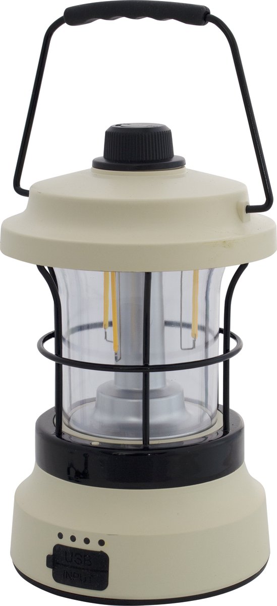 Eurotrail Retro Tafellamp - Ivoor — afbeelding 2