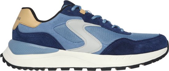 Skechers Sneaker Fury Lace Low Blauw Combi 183265/NVBL