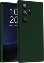 Casemania Hoes Geschikt voor Samsung Galaxy S24 Ultra Groen - Liquid Siliconen Back Cover