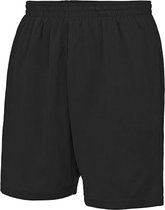Just Cool Unisex korte broek 'Cool Short' met elastiek Black - M