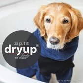 Dryup-Zipfit-badjas voor honden -hondenjas-hondenbadjas met mouwen-Blauw-maat m
