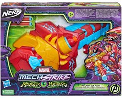 foto van Nerf Marvel Mech Strike Monster Hunters Iron Man + 3 Darts