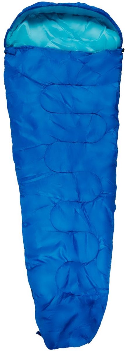 Camp Active Mummy Slaapzak - Zomerslaapzak voor 5°C tot 10°C - 210 x 80 cm - Blauw van Camp Active — afbeelding 2