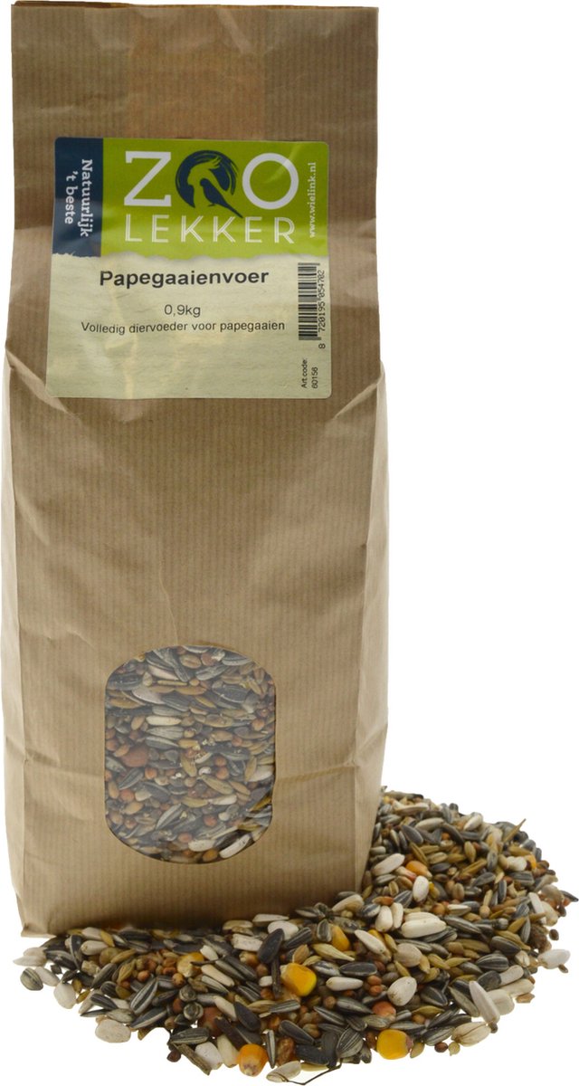 Zoolekker Papegaaienvoer 0,9KG