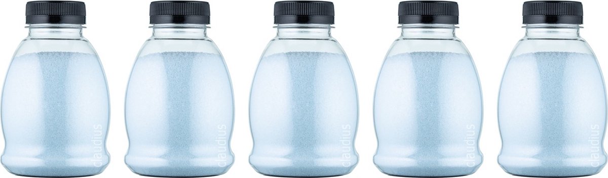 Goedkoopste Scrubzout Opium - 375 gram - Fles met zwarte dop - Set van 5 stuks - Hydraterende Lichaamsscrub