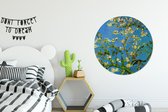 WallCircle - Kamer decoratie aesthetic - Tieners - Wandcirkel - Muurcirkel Binnen - Amandelbloesem - Vincent van Gogh - Oude meesters - 90x90 cm - Wanddecoratie - Ronde Schilderijen