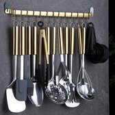 non-stick silicone cookware set, kitchen utensil set - Keukenhulpset - Keukengerei, 38 Pieces