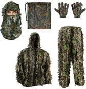 Ghillie suit - Camouflage kleding - Camouflage - Set - XL - Must have om onopvallend te blijven!