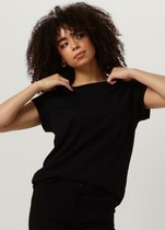 Minus Leti Tee Tops & T-shirts Dames - Shirt - Zwart - Maat S