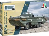 1:72 Italeri 7022 DUKW 2 1/2 ton GMC truck amphibious version "D-Day 80th Anniversary" Plastic Modelbouwpakket