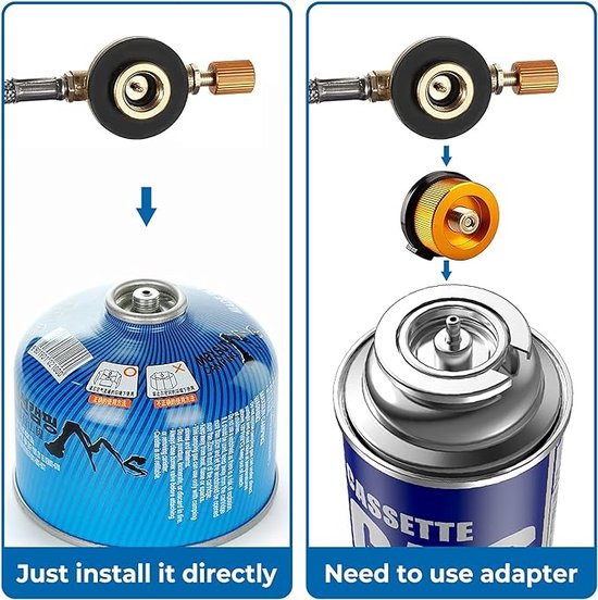 tent kachel / Draagbare Lichtgewicht - camping gas stove Portable collapsible, 17.8L x 17.8W x 9H centimetres — afbeelding 3