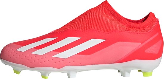 adidas Performance X Crazyfast League Veterloze Firm Ground Voetbalschoenen - Kinderen - Oranje- 33