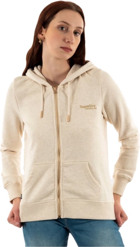 Superdry Body Femme ESSENTIAL LOGO ZIPHOOD UB (mode) - Taille M