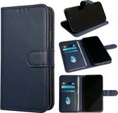 Casemania Hoesje Geschikt voor Samsung Galaxy A35 - Blauw - Portemonnee Book Case - Kaarthouder & Magneetlipje