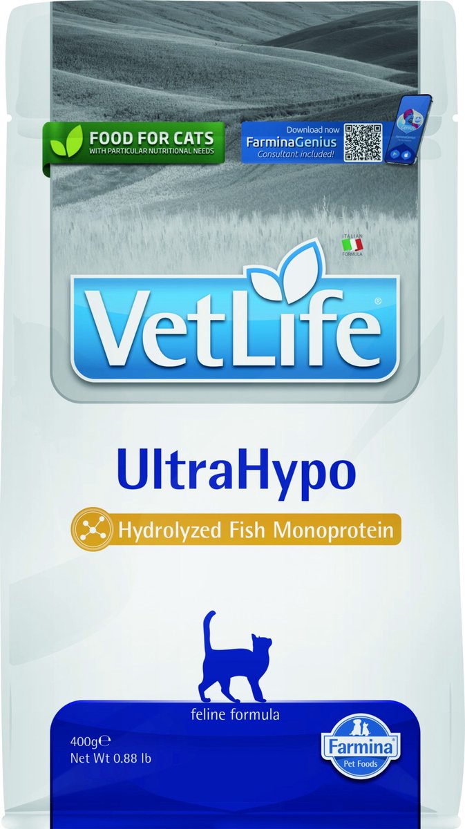 Farmina VetLife UltraHypo – Kattenvoer – 400 g