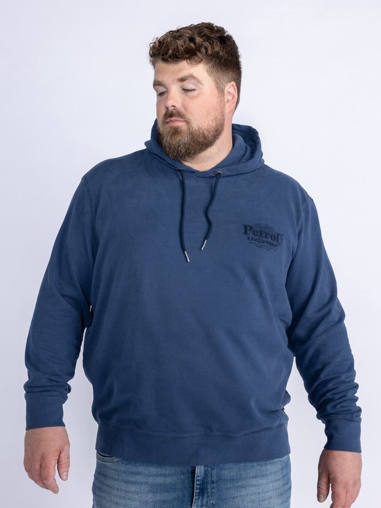 Petrol Industries - Sweat à capuche confortable Plus taille pour homme Aquatic - Blauw - Taille 6XL