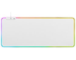 Deltaco GAM-079-W tapis de souris Blanc