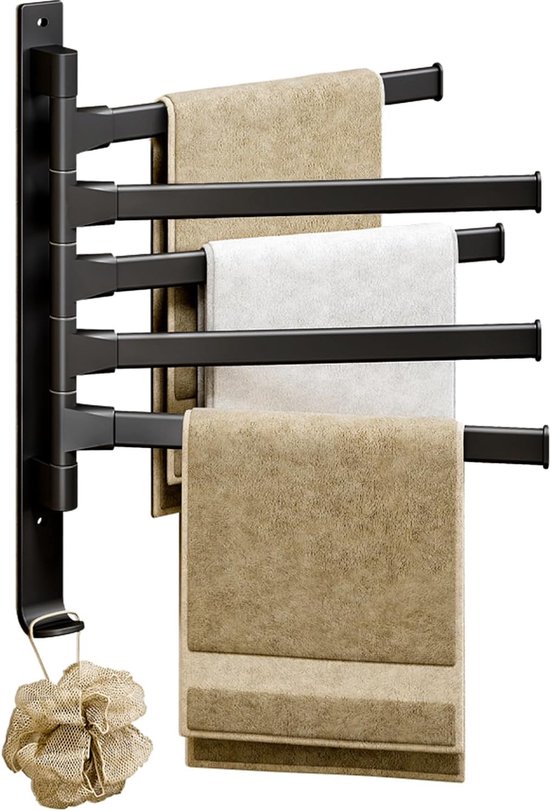 RHYNIL Handdoekenrek 304 Roestvrijstalen Wandgemonteerde Handdoekstang Drielaagse Enkele Staaf Verdikking Met Haak Solide Basis Voor Badkamer Of Keuken Ponsvrije Installatie 70cm Maat 70cm RHYNIL Handdoekenrek 304 Roestvrijstalen Wandgemonteerde Handdoekstang Drielaagse Enkele Staaf Verdikking Met Haak Solide Basis Voor Badkamer Of Keuken Ponsvrije Installatie 70cm Maat 70cm