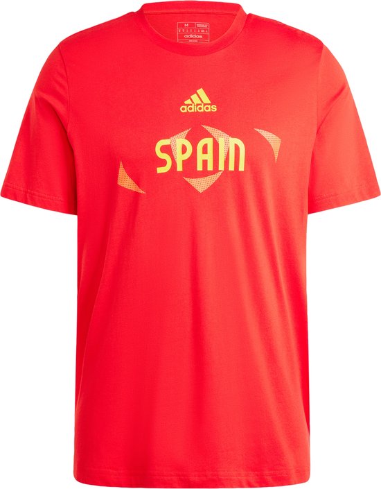 adidas Performance UEFA EURO24™ Spanje T-shirt - Heren - Rood- L