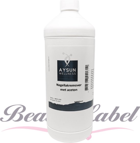 Aysun Nagellak Remover met Aceton 1 liter