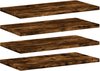 vidaXL-Wandschappen-4-st-40x20x1,5-cm-bewerkt-hout-gerookt-eikenkleur