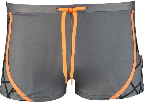 BECO boxer de natation tangram - gris/orange - taille 6
