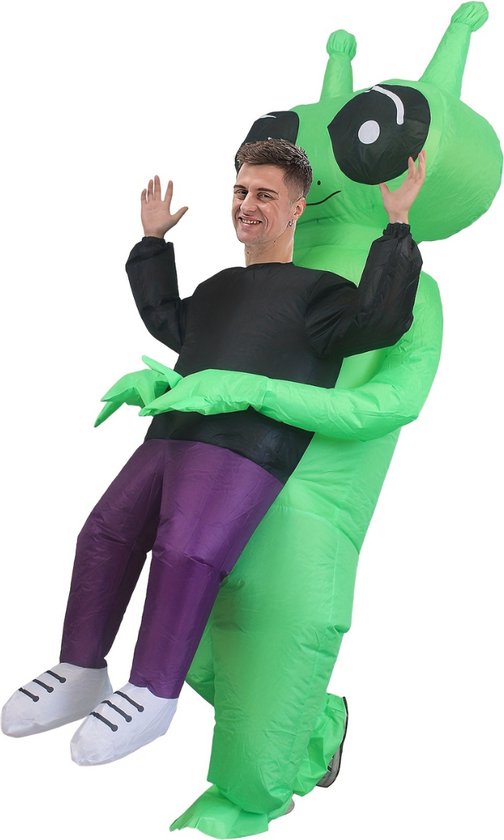 Tenue Nivard - Costume Halloween - Costume - Costume Opblaasbaar - Costume - Carnaval - Adultes - Alien - Déguisements - Femmes & Hommes