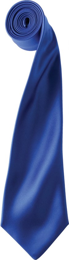Stropdas Heren One Size Premier Royal Blue 100% Polyester