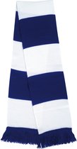 Sjaal / Stola / Nekwarmer Unisex One Size Result Royal Blue / White 100% Acryl